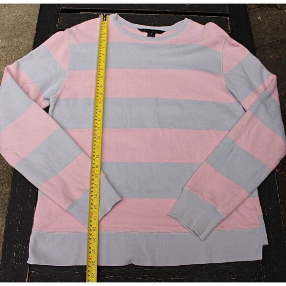 Marc by Marc Jacobs Grunge Sweatshirt in Cotton Terry, Pink Blue, Med - Picture 6 of 8